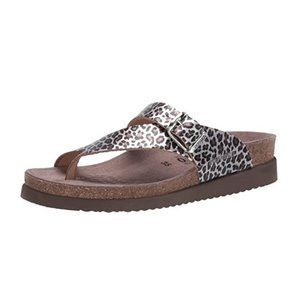 Mephisto Women's Helen Thong Sandals – Comfortable Cork Footbed Leather Sandals